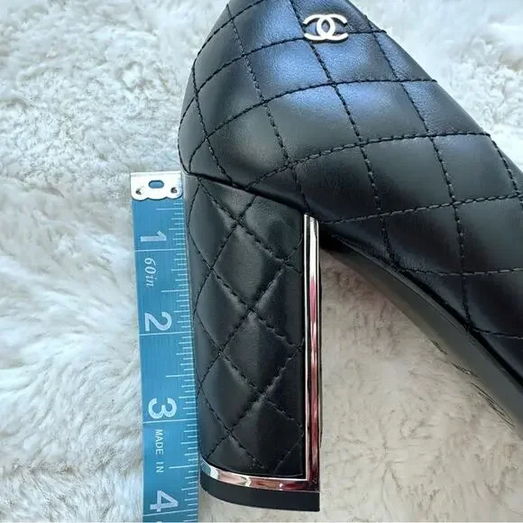 CHANEL women high heel shoes size 36 EU Authentic Retail 1450$ - Picture 6 of 10